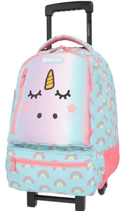 Kit Conjunto 4 Pcs Mochila Carrinho