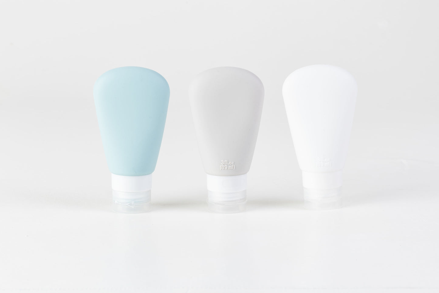 Kit Frascos de Silicone Para Viagem