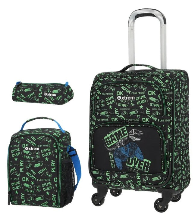 Kit Xtrem Mala Lancheira Estojo Speedy Pack
