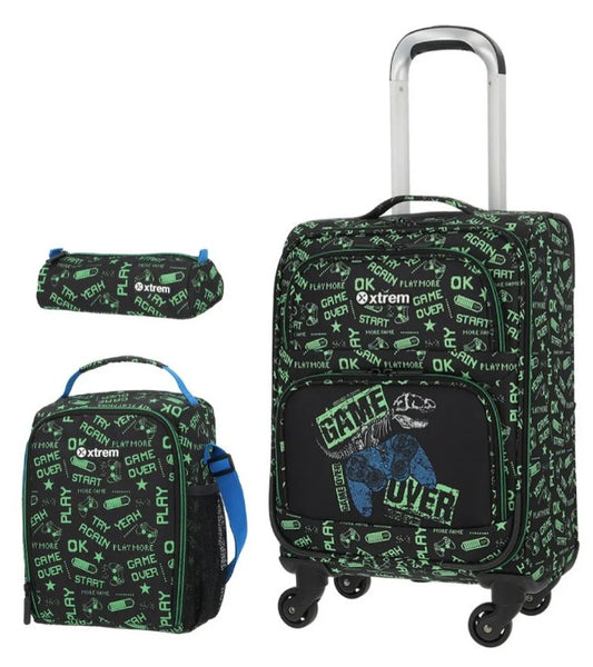 Kit Xtrem Mala Lancheira Estojo Speedy Pack