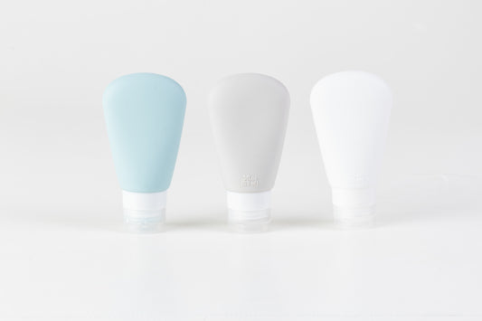 Kit Frascos de Silicone Para Viagem