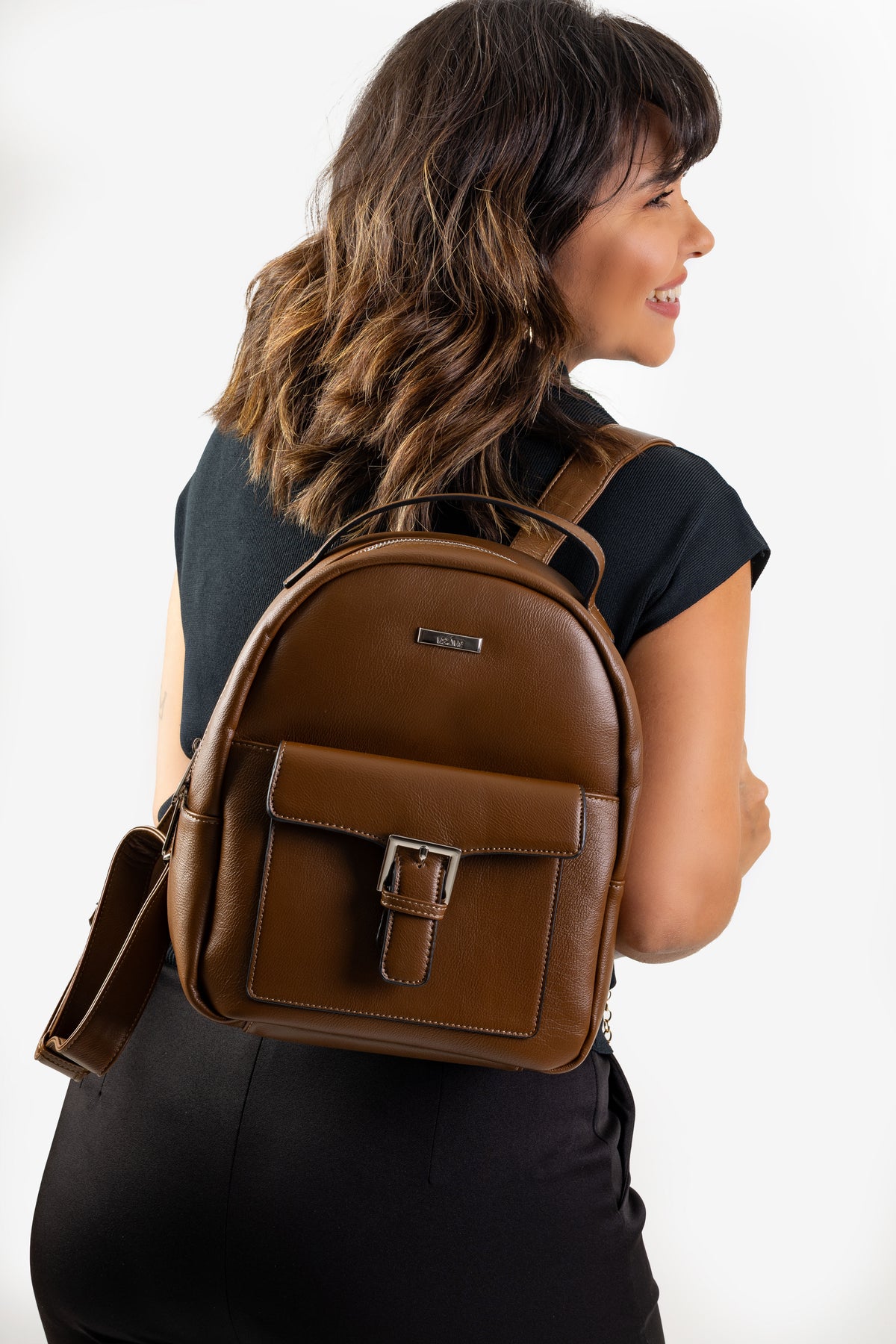 Bolsa Mochila Feminina Piemonte Poliuretano