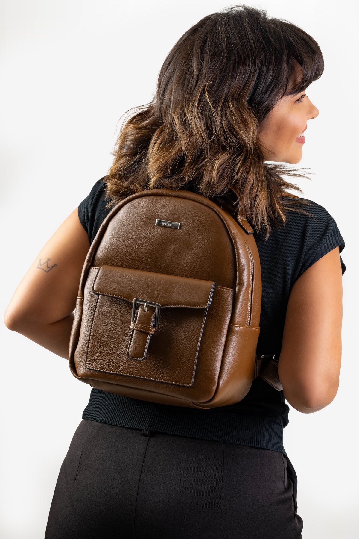 Bolsa Mochila Feminina Piemonte Poliuretano